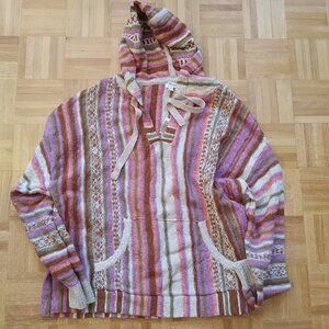 Baja-Style Multicoloured Hoodie